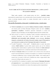 Implementarea planului cadru de أ®nvأ¤tأ¤mأ¢nt se va face prin. Https Www Edu Ro Sites Default Files Plan 20cadru Ads Primar Final Anexa 202 V Pdf