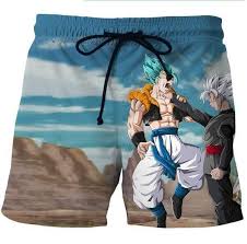Dragon Ball Z Boardshorts Goku Black And Super Saiyan Blue Gogeta Board Shorts Dbz Swim Trunks Super Saiyan Blue Goku Black Mens Shorts Summer
