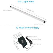 New Eshine Led Dimmable Under Cabinet Lighting Extra Long 40 Inch Panel Hand Wave Activated Touchless Under Cabinet Lighting Cabinet Lighting Under Cabinet