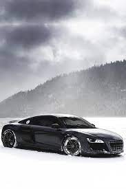 Snowy Audi R8 V10 Dream Cars Black Audi Latest Cars