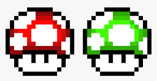 8 bit mario mushroom pixel art. Super Mario World Mushroom Pixel Art Png Download Super Mario Mushroom Pixel Transparent Png Kindpng