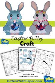 Easter Bilby Craft Activity Easter Bilby Craft Easter Craft Activities Craft Activities