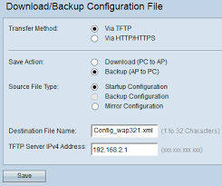 Download Backup Configuration File On The Wap121 And Wap321 Access Points Cisco
