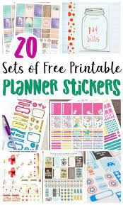 21 free printable planner stickers that ll inspire you to reach your goals