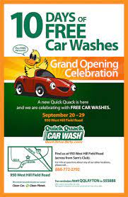 Below are 46 working coupons for quick quack car wash coupons from reliable websites that we have updated for users to get maximum savings. Quick Quack Car Wash Celebrates Layton Car Wash Location Acquisition And Grand Opening With Ten Days Of Free Car Washes