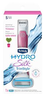 Schick hydro 5 sense razor blade shaver refill cartridges x14 heads + handle new. Schick Hydro Silk Trimstyle Moisturizing Razor For Women With Bikini Trimmer Buy Online In Japan At Desertcart Jp Productid 67298370