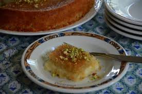 Lebanese Knafeh Jibneh With Orange Blossom Syrup Recipe Recipes Beef Recipes Easy Syrup Recipe