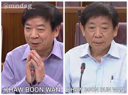 Khaw boon wan is a famous singaporean politician. Someone Made Punny Memes About S Pore S Politicians