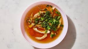 Black Bean And Sweet Potato Soup Bon Appétit Chicken Soup With Caramelized Ginger Recipe Recipe Ginger Recipes Chicken Soup Bon Appetite Recipes