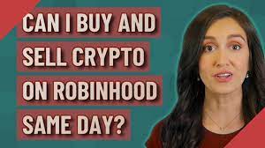 So many traders buy and sell bitcoins because it is a fun and fast market to trade. Can I Buy And Sell Crypto On Robinhood Same Day Youtube