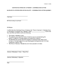 Dear sir, confirmation of bank account of 36963223620123 (new lanka (pvt) ltd). Quebec Power Of Attorney Form Templates Fillable Printable Samples For Pdf Word Pdffiller