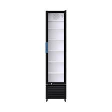 The inches shaved off from the width allow for the refrigerator to sit flushed with the kitchen cabinets, creating a seamless and aesthetically pleasing look. Narrow Drinks Fridge With Glass Door For Display Procool