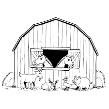 Kleurplaat dieren kleurplaat boerderijdieren animaatjes nl by animaatjes.nl. Leuk Voor Kids Dieren In En Bij De Boerenschuur