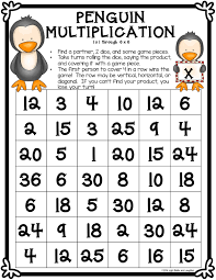 Penguin Multiplication Game Multiplication Math Lessons Math Multiplication