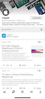 The app matches music to your current. The Reddit App Is Optimized For Iphone X And It Looks Gorgeous Iphone