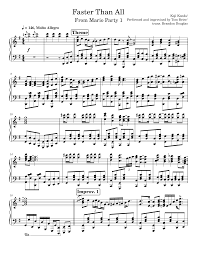 How to read music notes lesson 14 with piano guide octaves with. Mario Party Faster Than All Performed By Tom Brier Read Desc Sheet Music For Piano Solo Musescore Com