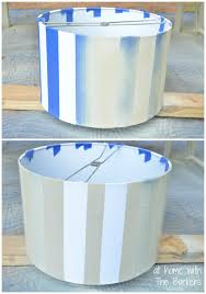 Diy Spray Painted Lamp Shade At Home With The Barkers