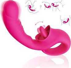 Clitoral Tongue Licking G Spot Vibrator Dildo Stimulator Massager Sex Toys  Women | eBay