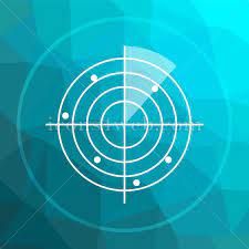 Radar Low Poly Button Low Poly Poly Radar