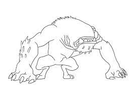 Ben 10 Coloring Pages Wildvine