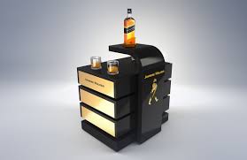 Johnnie Walker Furniture On Behance Wine Display Whisky Shop Pop Display