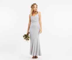 Oasis Slinky Bow Maxi Dress Pale Grey Oasis Dress Bridesmaid Dresses Dresses