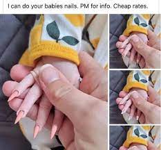 Photo Of Baby With Animal Like Claws Sparks Outrage Highly Dangerous Photo Showing Newborn Baby With Long And Pointed Nails Goes Viral Sparks Outrage Trending Viral News