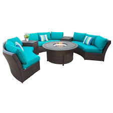 This recently outdoor sectional sofa suitable for 5 friends and gives you more chances to enjoy leisure time with friends and family. Boca Raton 6 Pc Circular Firepit Set Ultimate Comfort Living