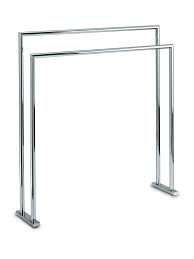 Ht 5 Ht 9 Freestanding Towel Bathroom Rack Stand Bar 27 5 Inch Towel Holder Chrome Stylish Flooring Towel Bar Bathroom Towel Bar