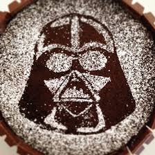 Getting Ready For The Next Installment Of Star Wars Chocolate Cake With Twix Exterior Dart Gateau Star Wars Gateau Anniversaire Star Wars Gateau Anniversaire