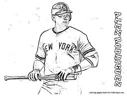 Keep your kids busy doing something fun and creative by printing out free coloring pages. Yakker Free Coloring Pages Baseball Mlb Players Free Sports