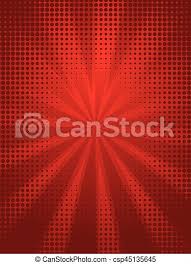 The brightest color among the bright colors. Bright Red Background Illustration Of Abstract Red Background With Rays And Halftone Canstock
