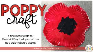A bulletin board (pinboard, pin board, noticeboard, or notice board) is a surface intended for the posting of public messages, for example, to advertise items wanted or for sale, announce events, or provide information. Poppy Craft For Memorial Day Mrs D S Corner