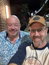 Dinner with my fellow cancer warrior and great friend Boyd Dunleavey  includes laughter, tears, prayer and deep conversation. Boyd is a Man Up to  Cancer wolf visiting Dollywood and surrounding with his