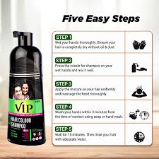 Vivid's take more time to wash out of the hair. Vip Hair Color Shampoo For Men And Women 400ml Black Lifesouq