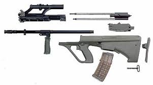 The f88a1c austeyr is a carbine variant of the f88 austeyr that features a shorter 407 mm (16.0 in) barrel. Current Infantry Weapons