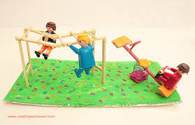 Miniature Playground Craft For Kids Is So Much Fun! - Creative Jewish Mom
