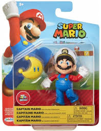 Regardless of his size, he is able to pick up and carry heavy items and objects as well as other characters with unlimited stamina. Super Mario Character Captain Mario With Yellow Moon Jakks Pacifi