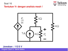 50x + 100y x x + 4y. Soal 1 Tentukan I Dengan Analisis Mesh Jawaban 2 A Ppt Download