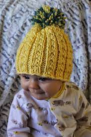 Kids Banana Beanie Knitting Hat Knitting Patterns Knitted Hats