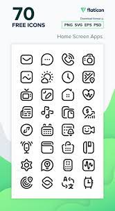 70 Free Vector Icons Of Home Screen Apps Designed By Freepik In 2021 Homescreen Icon Pack Android Icons