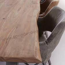 Table tronc d'arbre, plateau solide non épaissi. Table Tronc D Arbre Design Bois Brut Sur Cdc Design
