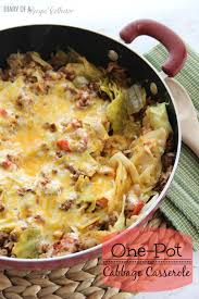 One Pot Cabbage Casserole Recipe Recipes Food Dishes Cabbage Recipes