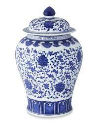 Shop wayfair for the best blue and white urn. Blue White Decorative Ginger Jar With Lid 16 Williams Sonoma