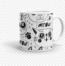 You can find them in superstores, thrift stores, dollar stores, and online. Black And White Cats Multi Pattern Coffee Mug Cat Faces Pillow Case Png Image With Transparent Background Toppng