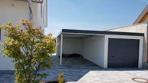 In der veranstaltung sie fangen sie an in der dekoration, es ist einfach zu lassen sie es zu zeitgenössische und auch. Einzelgarage Aus Stahl Mit Sektionaltor Anbau Carport Daneben Gerateraum Abstellkammer Hinten Quer News Brandl