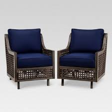 The Fabron 2 Pack Wicker Motion Club Chair From Threshold 153 Will Add Simple And Classic Style To Any Outd Patio Chair Covers Club Chairs Deep Seat Cushions