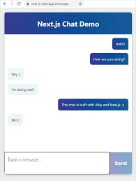 We did not find results for: Building A Realtime Chat App With Next Js And Vercel Ably Blog Data In Motion