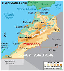 Mar 07, 2020 · the physical map of africa depicts various geographical features of the continent such as mountains, deserts, rivers, lakes, plateaus. Marokko Karten Fakten Weltatlas