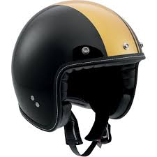 Black And Gold Motorcycle Helmet Agv Rp60 Cafe Racer 3 4 Black Gold Motorcycle Helmet Jt S Cycles Retro Helmet Helmet Motorcycle Helmets